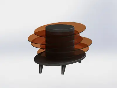 Modern Table Model A 3D model