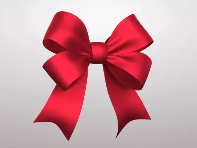 Bow 23v Low-poly 3D model