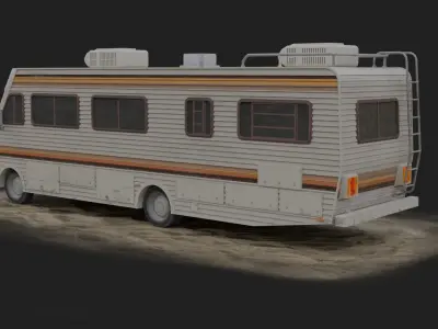 1986 Fleetwood Bounder from Breaking Bad 3D model