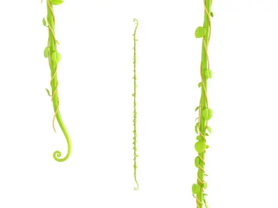 Prop306 Modular Vine 3D model