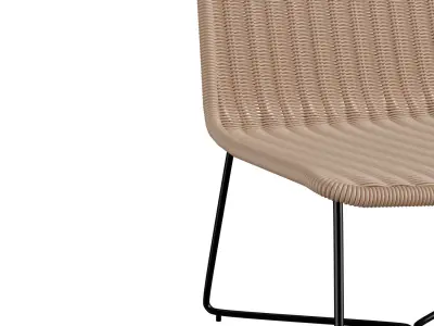 Outdoor Slope Lounge Chair 3D model
