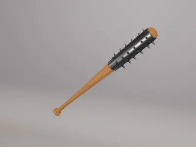 Baseball Bat 3D model 5