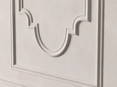 Classic 3D Wall Panel Elegant Design for Interior Decor 17 3D model