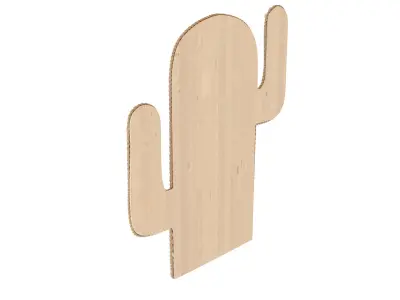 The Cactus Sea Shell Mirror White Bazar Bizar 3D model