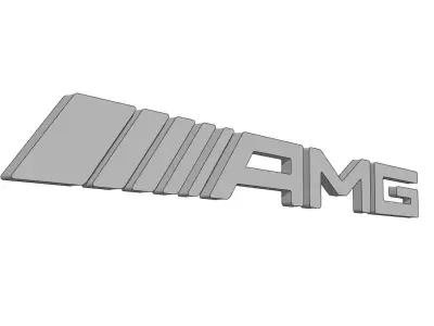AMG Logo 3D print model