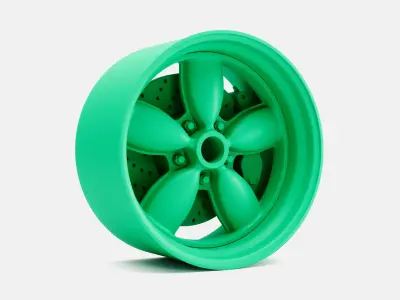 15x8 Daisy Wheel and Brake 3D print model