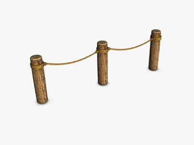 Log Barrier 3D model