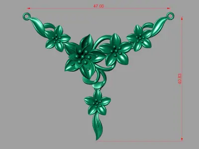 combo of 3 pendant models 24K 3D 3D print model