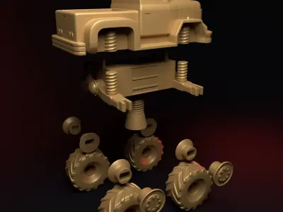 BIGFOOT MONSTER TRUCK 3D print model