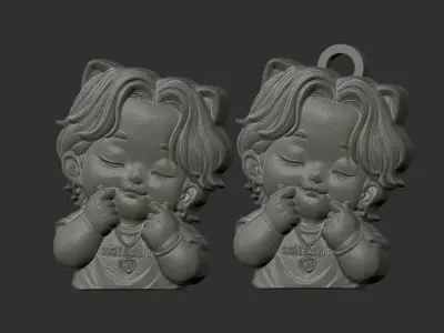 bts heart cnc model  3D print model