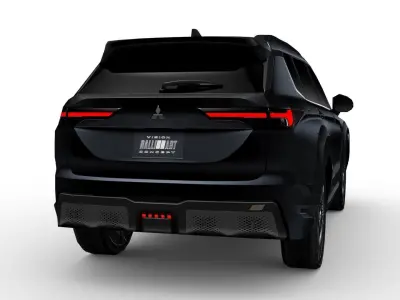Mitsubishi Outlander Vision Ralliart 2022 Low-poly 3D model