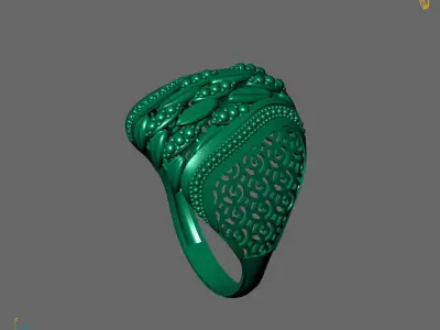 Women Plain Ring Ready STL Models Womens Ring 3d models 3D print model 10