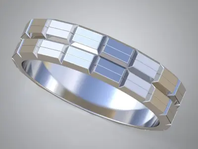 Diamond ring 0556 3D printable model Free 3D print model