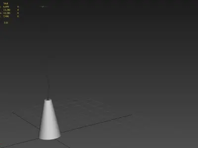 Lamp 01 Low-poly 3D model