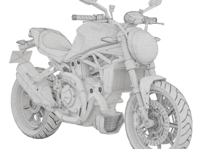 Ducati Monster 1200S 3D model