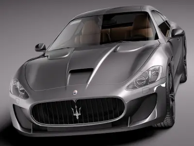 Maserati GranTurismo MC Stradale 2014 3D model