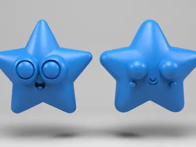 Funny stars 3D print model