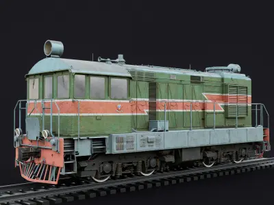 Ganz DVM-4 Low-poly 3D model