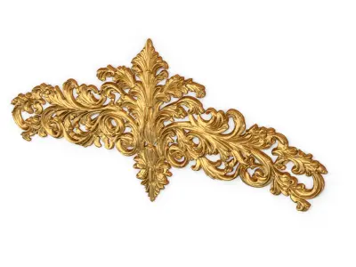 Classic decor ornament carved 50 3D model