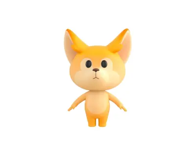 Character193 Fennec 3D model