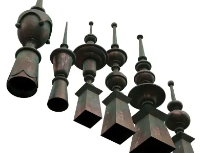 Architectural Metal Finials 0098 13-18 3D model