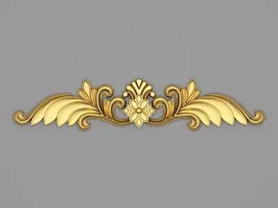 Classic Carved 008 3D model purchase