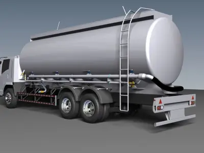 Truck Cement Powder 3D model