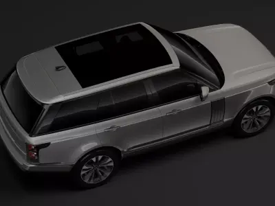 Range Rover Supercharged L405 2018 3D model