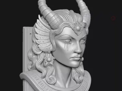Evil Goddess 3D print model