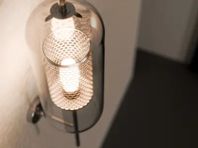 light fixture Low-poly 3D model