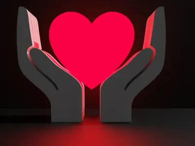 Nightstand lamp 3D model