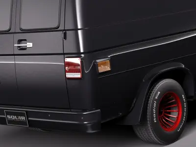 GMC vandura A-Team 3D model