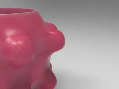 Jely Vase Low-poly 3D model