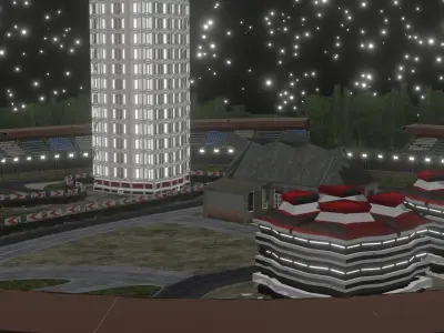 Racetrack For GameDev 3D model