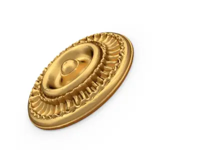 Classic carved decor ornament 514 3D print model