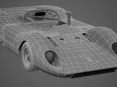 Ferrari 312 P Spyder 0868 - Modern 3D model