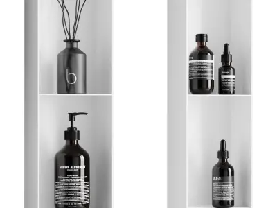 Bathroom Accessories 12 3D model