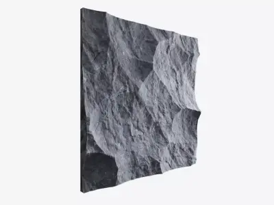 388-RockPanel rock texture 3D model