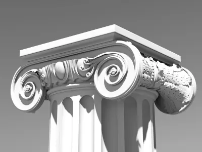 Ionic order - COLUMN 3D model