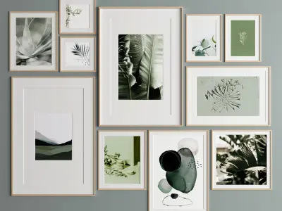 Art Frame 338 Low-poly 3D model