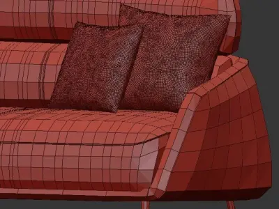 Monza Sofa 3D model