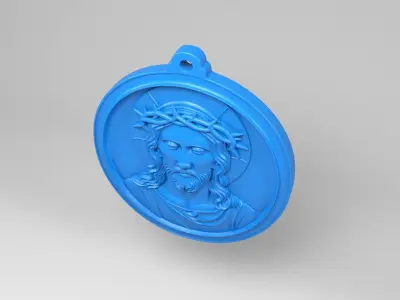 Christ medal 2 3D print model