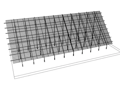 Solar sation 3D model