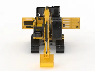 CAT 323 EL Medium Excavator 3D model
