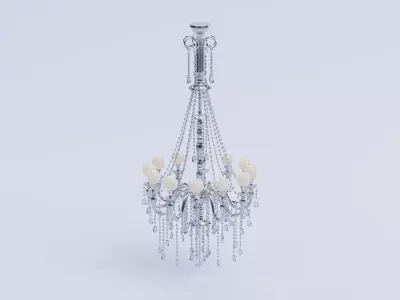-Crystal Chandelier- 3D model