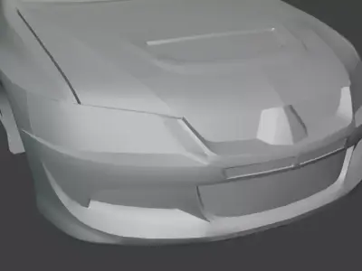 3D Printable JDM Rally Sport Sedan -1-30 Scale Performance RC 3D print model