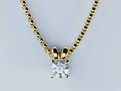 Diamonds Pendant Set 01 3D print model