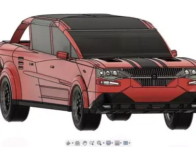 SS Pick Up Vehicle 3D model