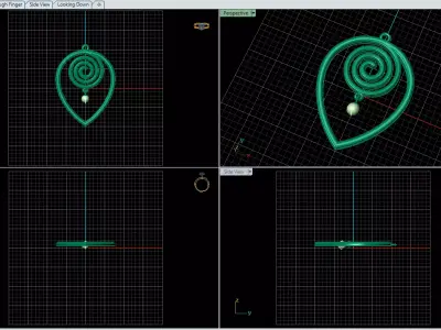  pearl pendant 3D model