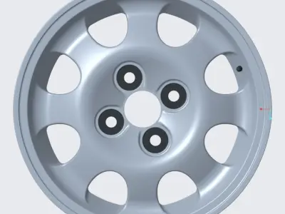 RIM PEUGEOT 205 GTI SPEEDLINE 3D print model